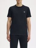 Fred Perry T-shirt Ringer Uomo M3519 Black - Nero