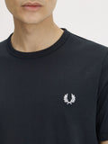 Fred Perry T-shirt Ringer Uomo M3519 Black - Nero