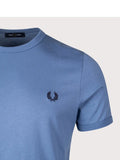 Fred Perry T-shirt Ringer Uomo M3519 - Celeste