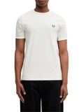 Fred Perry T-shirt Ringer Uomo M3519 Ecru - Avorio