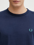 Fred Perry T-shirt Ringer Uomo M3519 - Blu