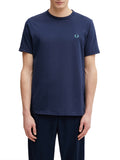 Fred Perry T-shirt Ringer Uomo M3519 - Blu