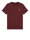 Fred Perry T-shirt Ringer Uomo M3519 Oxblood - Bordeaux