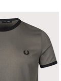 Fred Perry T-shirt Ringer Uomo M3519 - Grigio