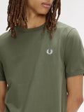 Fred Perry T-shirt Uomo M3519 Laurel W Grn - Verde