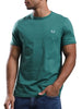 fred perry t shirt uomo m3519 sport green verde 162467084
