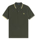fred perry polo twin tipped uomo m3600p hntngr lgic lmnb verde 163011518