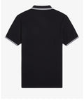 Fred Perry Polo Twin Tipped Uomo M3600P Black - Nero