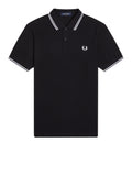 Fred Perry Polo Twin Tipped Uomo M3600P Black - Nero