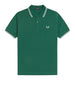 fred perry polo twin tipped uomo m3600p sptgrn ltic ltic verde 165117043