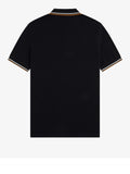 Fred Perry Polo Twin Tipped Uomo M3600P Black - Nero
