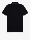 Fred Perry Polo Uomo M3600P Black/fieldgreen - Nero
