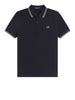 fred perry polo twin tipped uomo m3600p navy seagrass blu 169184270