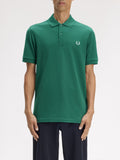 Fred Perry Polo Uomo M6000 Spt Green/li Ice - Verde