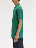 Fred Perry Polo Uomo M6000 Spt Green/li Ice - Verde