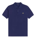 Fred Perry Polo Uomo M6000 Frnchnavy/citron - Blu