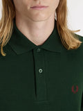 Fred Perry Polo Uomo M6000 Grassroots/oxblo - Verde