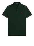 Fred Perry Polo Uomo M6000 Grassroots/oxblo - Verde