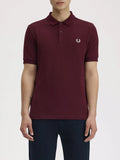 Fred Perry Polo Uomo M6000 Oxblood - Bordeaux