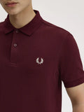 Fred Perry Polo Uomo M6000 Oxblood - Bordeaux