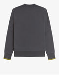 Fred Perry Felpa Uomo M7535 Ancgr/tnnsblyell - Grigio