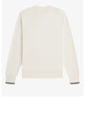 Fred Perry Felpa Uomo M7535 Ecr/oxbld/grsrts - Avorio
