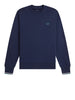 fred perry felpa uomo m7535 tnsbl snwht dpmt blu 167548850