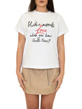 Gaelle T-shirt Donna GAABW09254 - Bianco