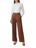 Gaelle Pantalone Straight Donna GAABW10024 Moka - Marrone