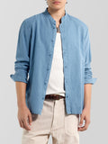 Gas Camicia Casual Uomo 151453100075 - Blu