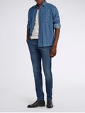 Gas Camicia Jeans Ghill Uomo 151515010050 Basic Medium L - Denim
