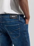 Gas Jeans Slim Alex Uomo 350659020153 Stone Medium D - Denim
