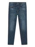 Gas Jeans Slim Albert Simple Uomo 351451021999 Basic Medium D - Denim