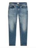Gas Jeans Skinny Albert Uomo 351451031091 Stone Blue Med - Denim
