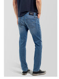 Gas Jeans Slim Albert Uomo 351461030731 Stone Medium - Denim