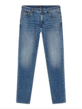 Gas Jeans Slim Albert Uomo 351461030731 Stone Medium - Denim