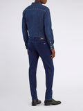 Gas Jeans Slim Sax Chino Uomo 351597022000 Basic Medium D - Denim