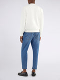 Gas Felpa Swen Uomo 552634183878 Snow White - Bianco