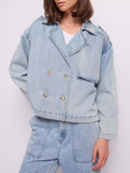 Gaudì Giubbino di Jeans Donna 611BD36003 - Denim