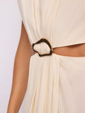 Gaudì Vestito Longuette Donna 611FD15010 Solitary Star - Bianco