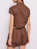 Gaudì Camicia Casual Donna 611FD45042 Rocky Road - Marrone