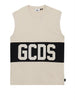 gcds canotta smanicata uomo z0mlqc104j101 bone black beige 162393443