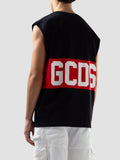 Gcds Canotta Smanicata Uomo Z0MLQC104J101 Black/red - Nero