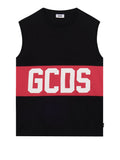 Gcds Canotta Smanicata Uomo Z0MLQC104J101 Black/red - Nero