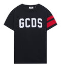 Gcds T-shirt Uomo Z0MLQC106J101 Black/red - Nero