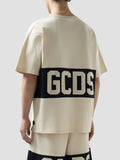 Gcds T-shirt Uomo Z0MLQC140J101 Bone/black - Beige