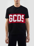 Gcds T-shirt Uomo Z0MLQC140J101 Black/red - Nero