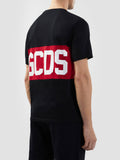 Gcds T-shirt Uomo Z0MLQC140J101 Black/red - Nero