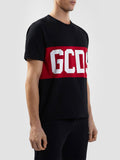 Gcds T-shirt Uomo Z0MLQC140J101 Black/red - Nero