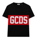 Gcds T-shirt Uomo Z0MLQC140J101 Black/red - Nero